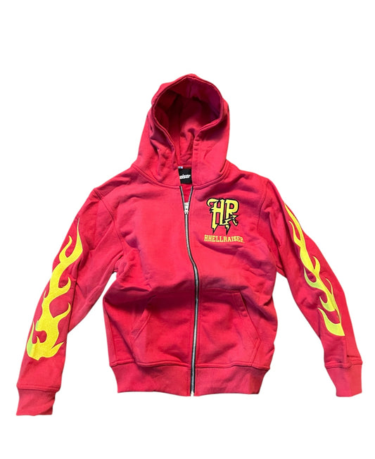 Flame Hoodie Red